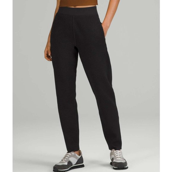 lululemon athletica Pants - Lululemon End State Jogger 28" / Size 4 / Black High-Rise Wool Blend